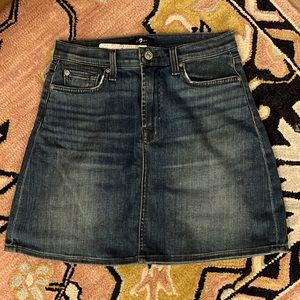 New denim skirt